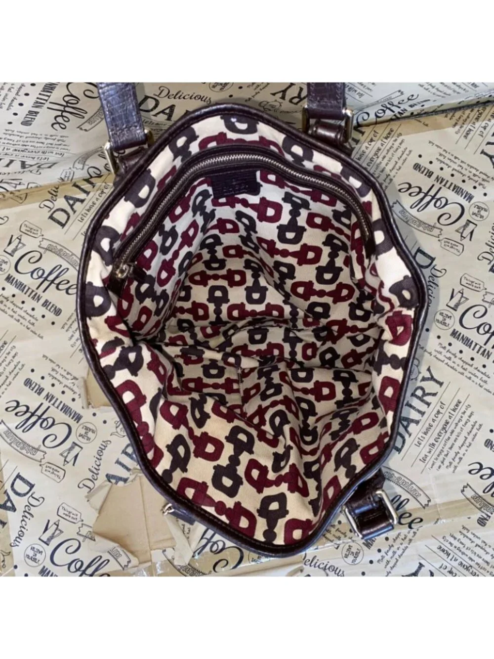 Gucci Tote GG Canvas Sherry Line Business